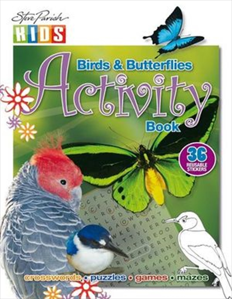 Steve Parish Sticker Activity Book: Birds and Butterflies/Product Detail/Stickers