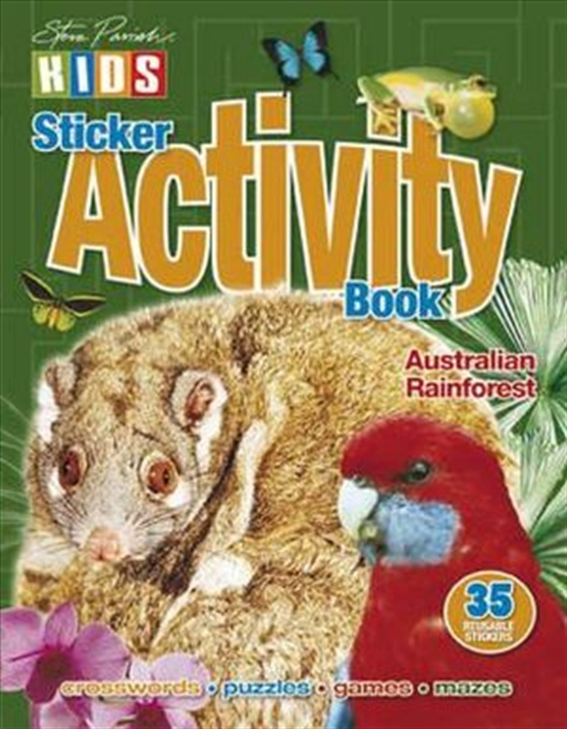 Steve Parish Sticker Activity Book: Australian Rainforests/Product Detail/Stickers