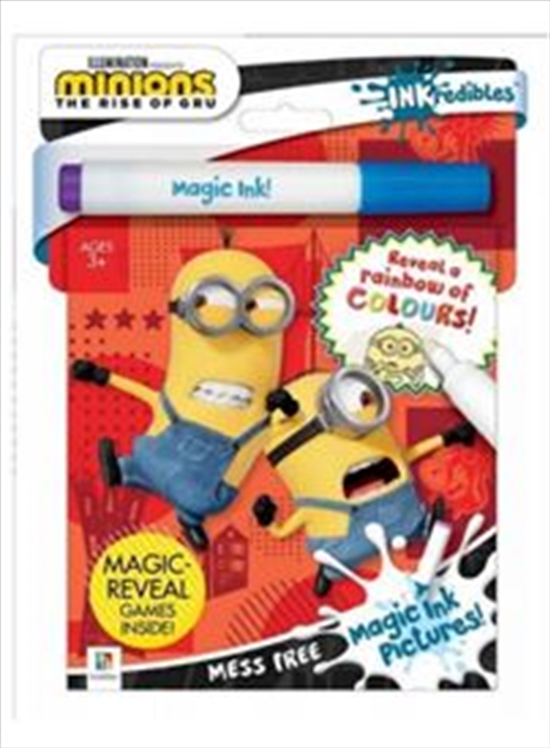 Minions The Rise Of Gru Magic Ink Pictures Children Paperback Book Sanity