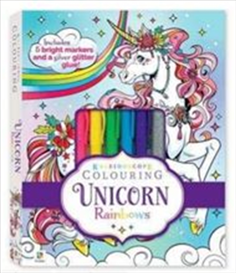 Kaleidoscope Colouring Kit: Unicorn Rainbows/Product Detail/Kids Colouring