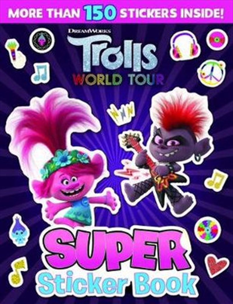 Trolls World Tour: Super Sticker Book | Paperback Book