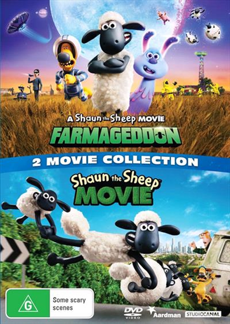 A Shaun The Sheep Movie - Farmageddon / Shaun The Sheep Movie | Double Pack - Franchise Pack | DVD