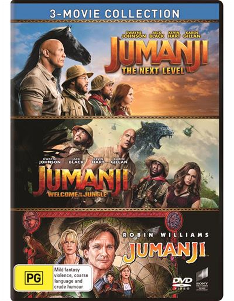 Jumanji / Jumanji - Welcome To The Jungle / Jumanji - The Next Level  Triple Pack - Franchise Pack/Product Detail/Action