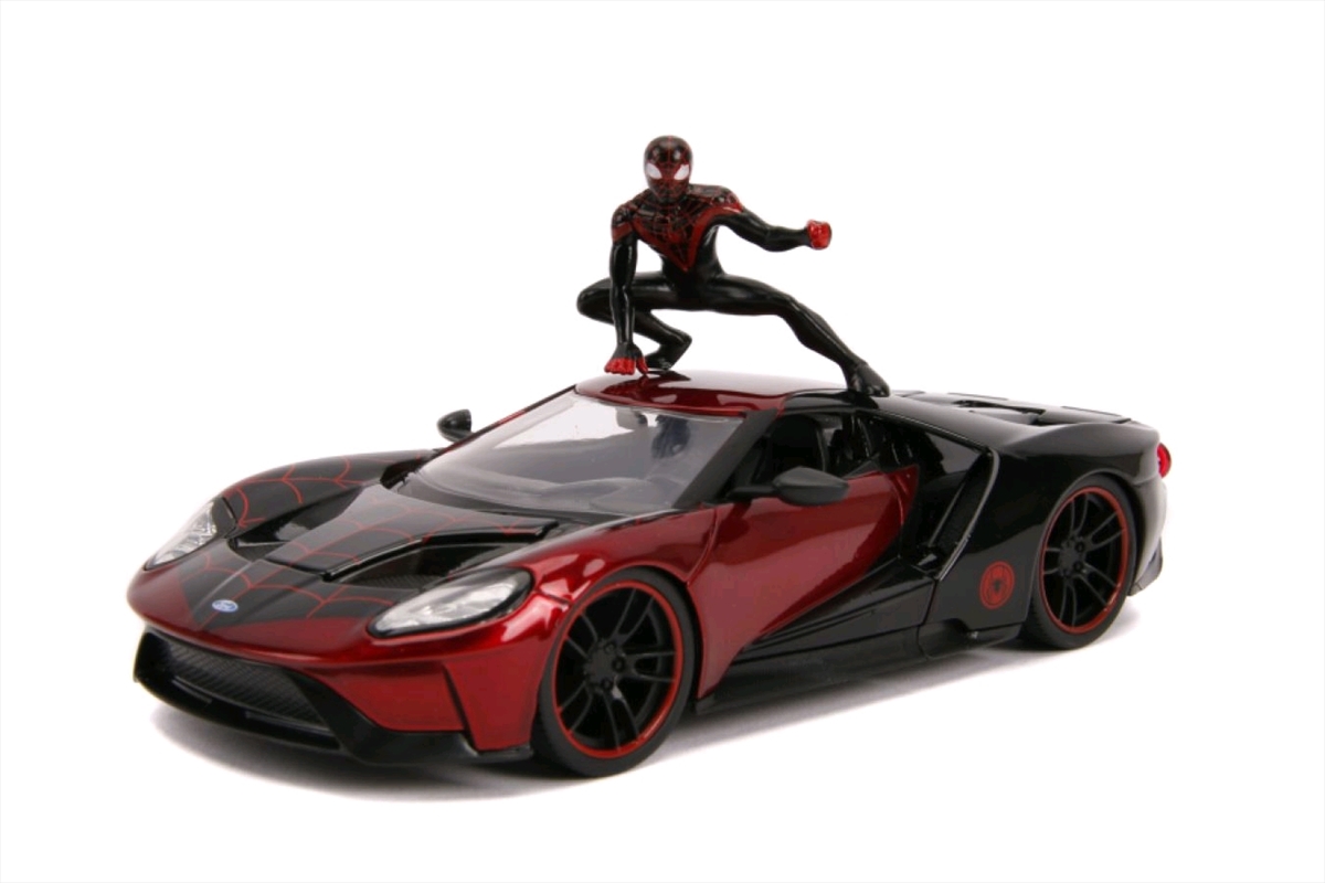 Spider-Man - Miles Morales 2017 Ford GT 1:24 Scale Hollywood Ride/Product Detail/Figurines