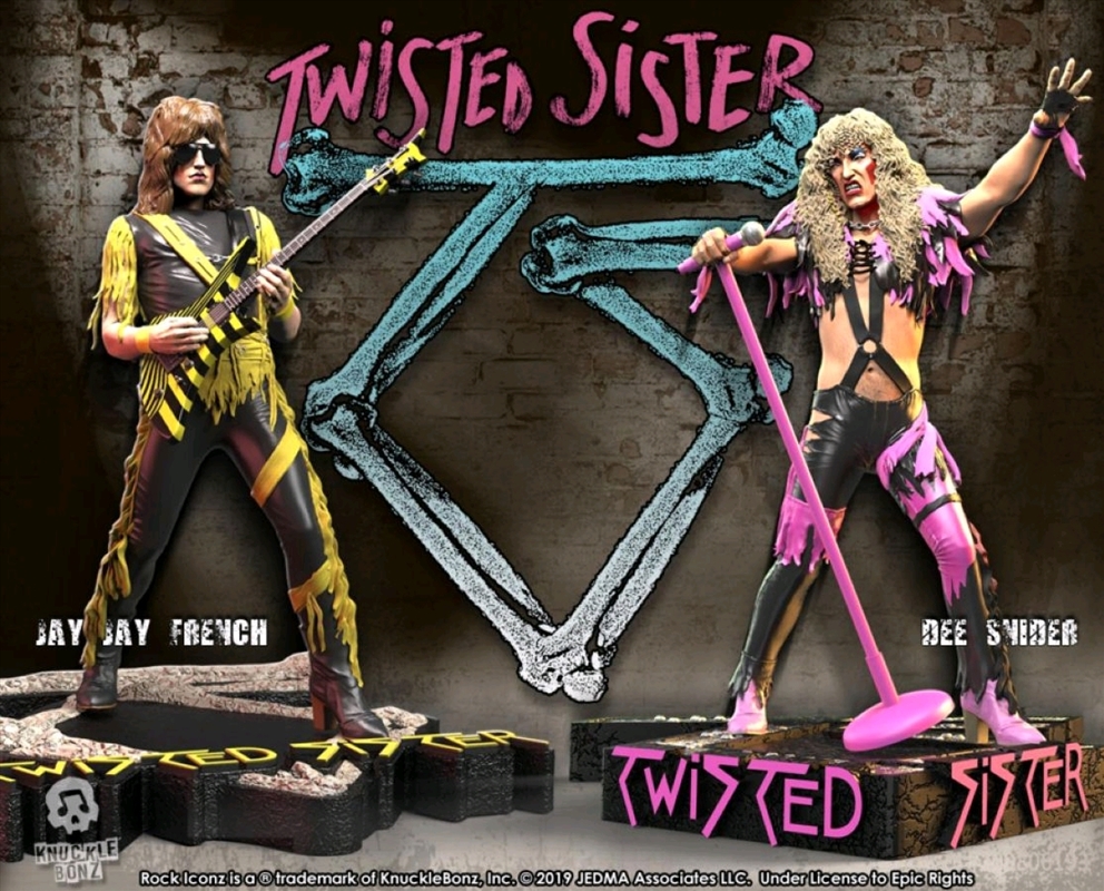 Twisted Sister - Set of 2 Rock Iconz Statues/Product Detail/Statues