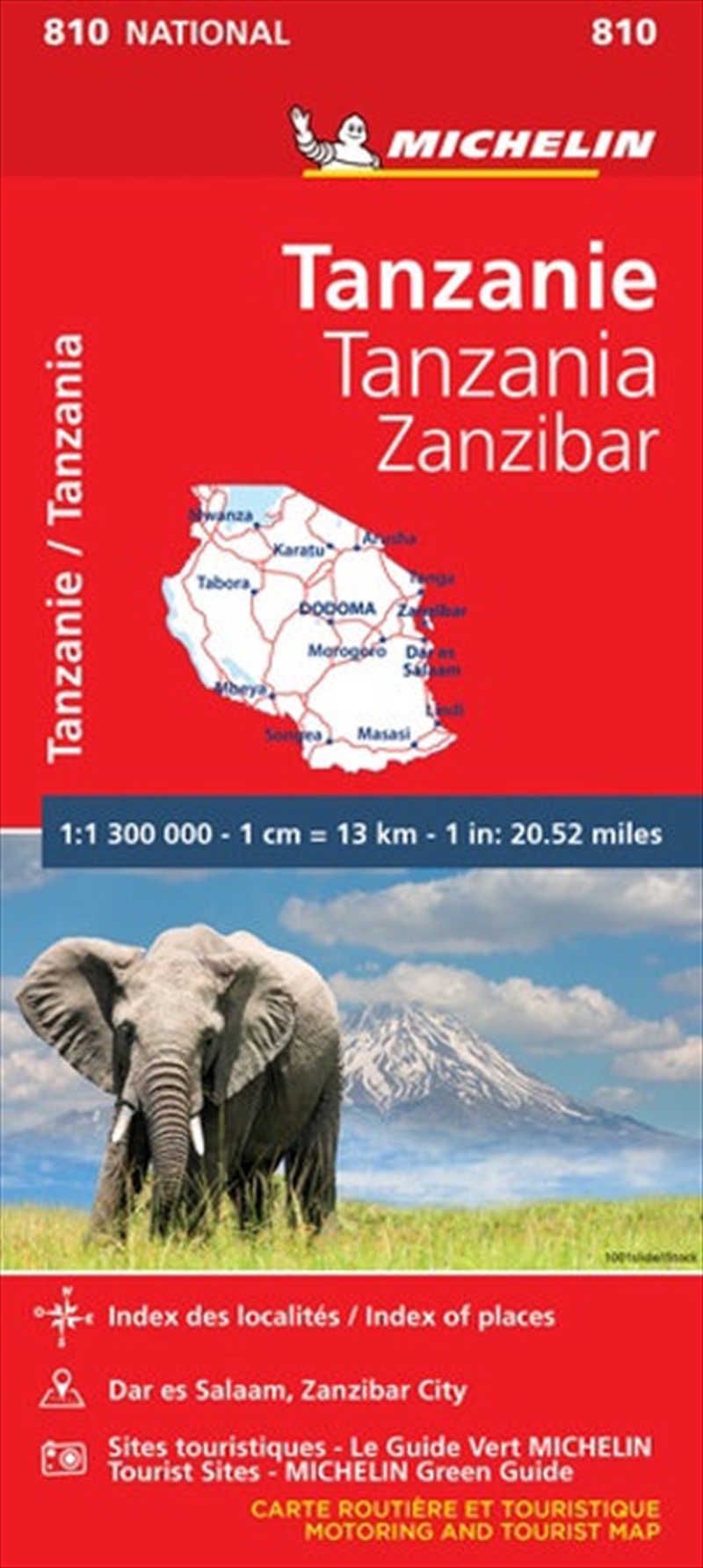 Tanzania And Zanzibar Michelin National Road Map 810/Product Detail/Recipes, Food & Drink