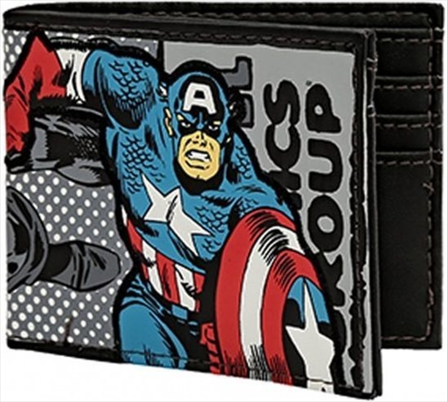 Marvel Captain America Bi-fold Wallet/Product Detail/Wallets