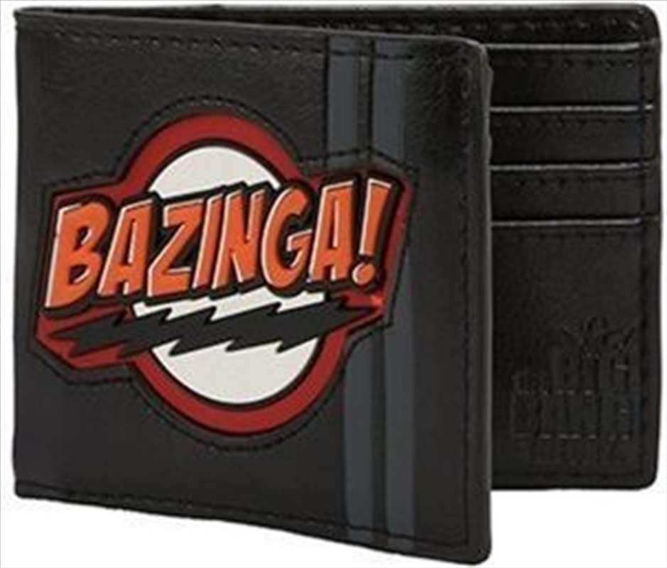 Big Bang Theory Bazinga Rubber Patch Bi-fold Wallet/Product Detail/Wallets