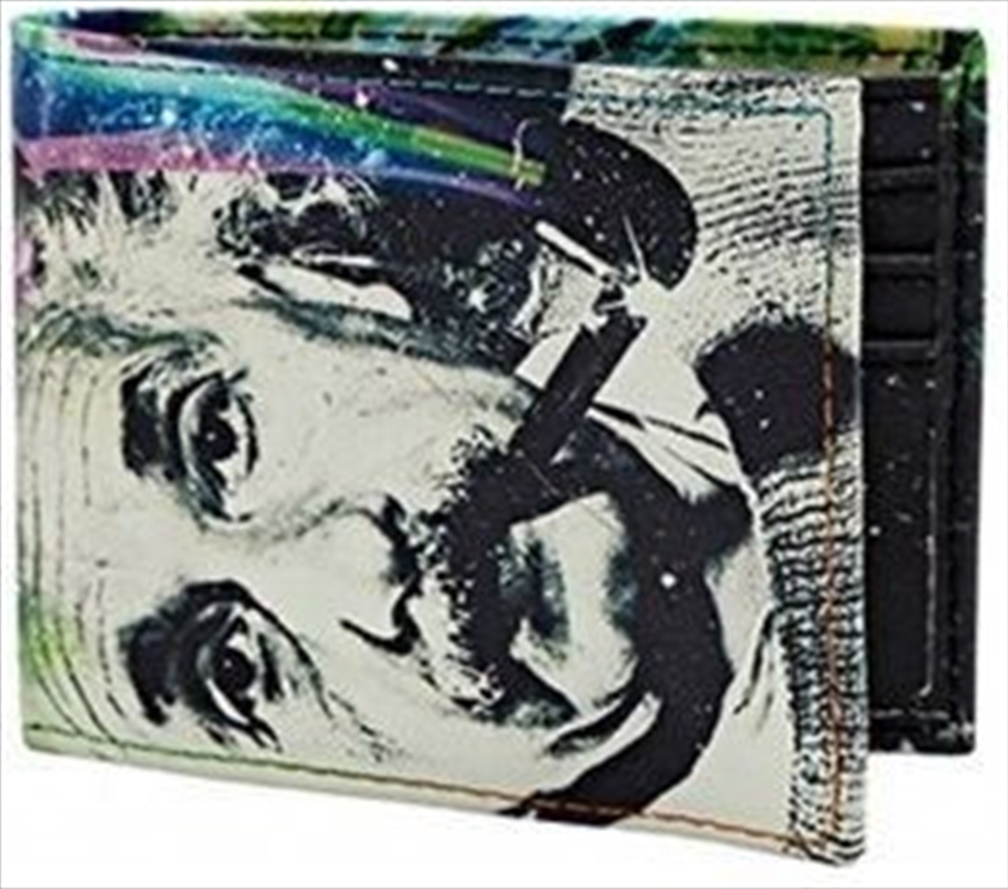 Einstein Cosmic with Neon Bi-fold Wallet/Product Detail/Wallets