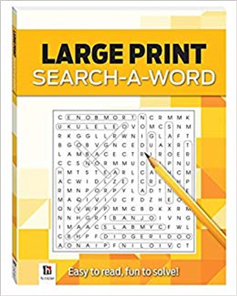 Large Print Search-a-Word Series 4, Vol.1/Product Detail/Reading
