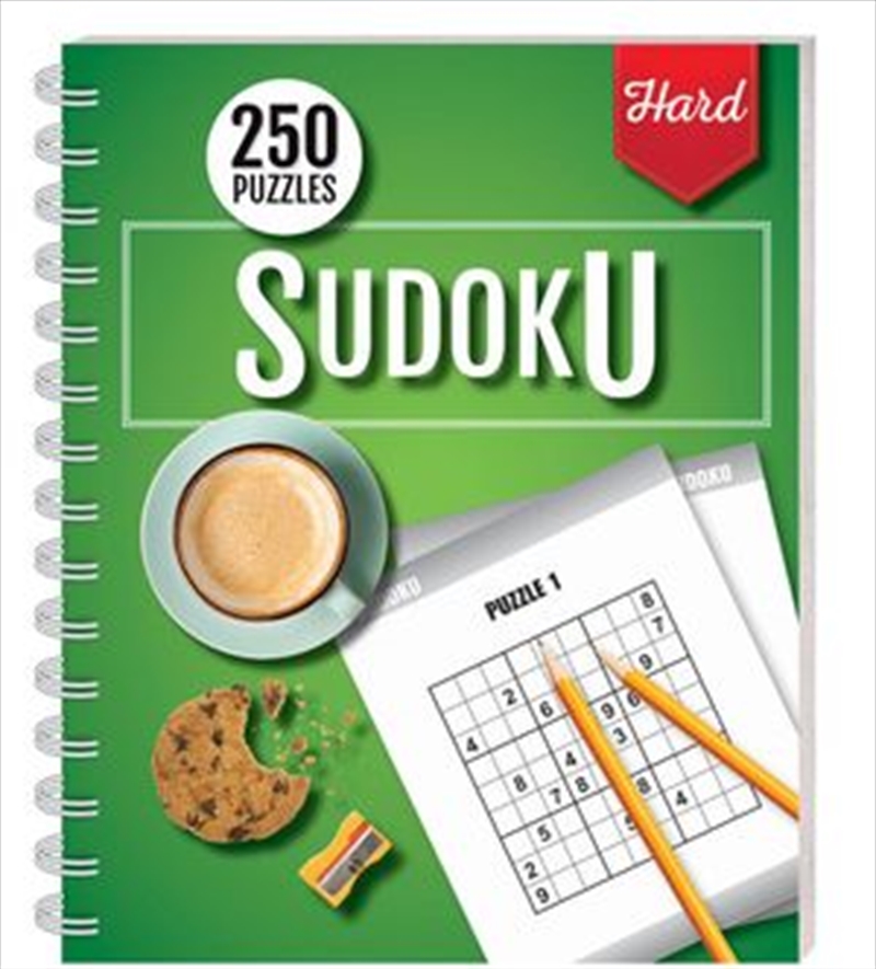 250 Puzzles Sudoku Hard (spiral bound)/Product Detail/Reading