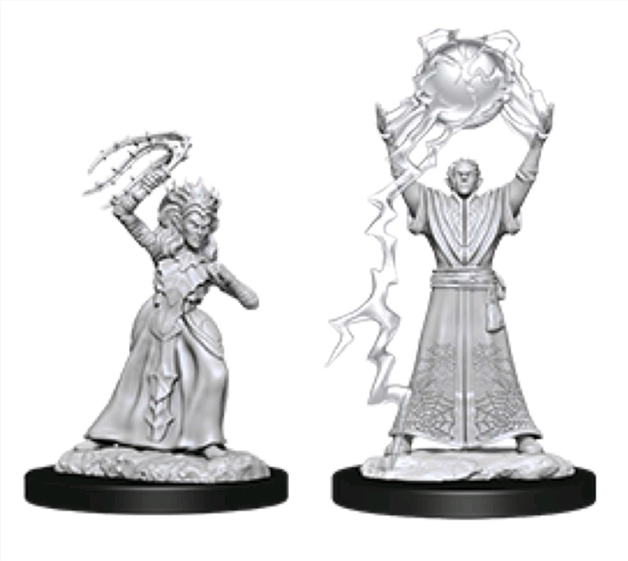 Dungeons & Dragons - Nolzur’s Marvelous Unpainted Minis: Drow Mage & Drow Priestess/Product Detail/RPG Games