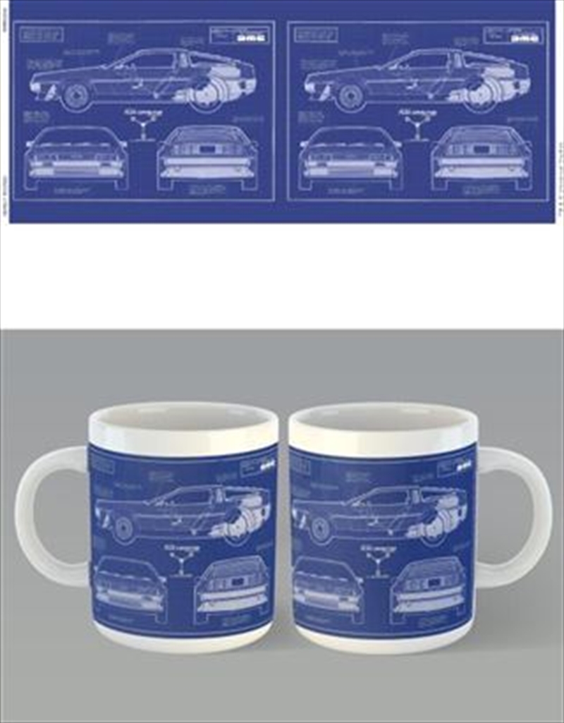 Back To The Future Blue Print/Product Detail/Mugs