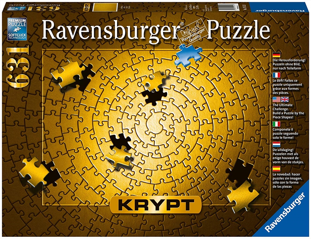 Krypt Gold Spiral 631Piece - Ravensburger/Product Detail/Jigsaw Puzzles