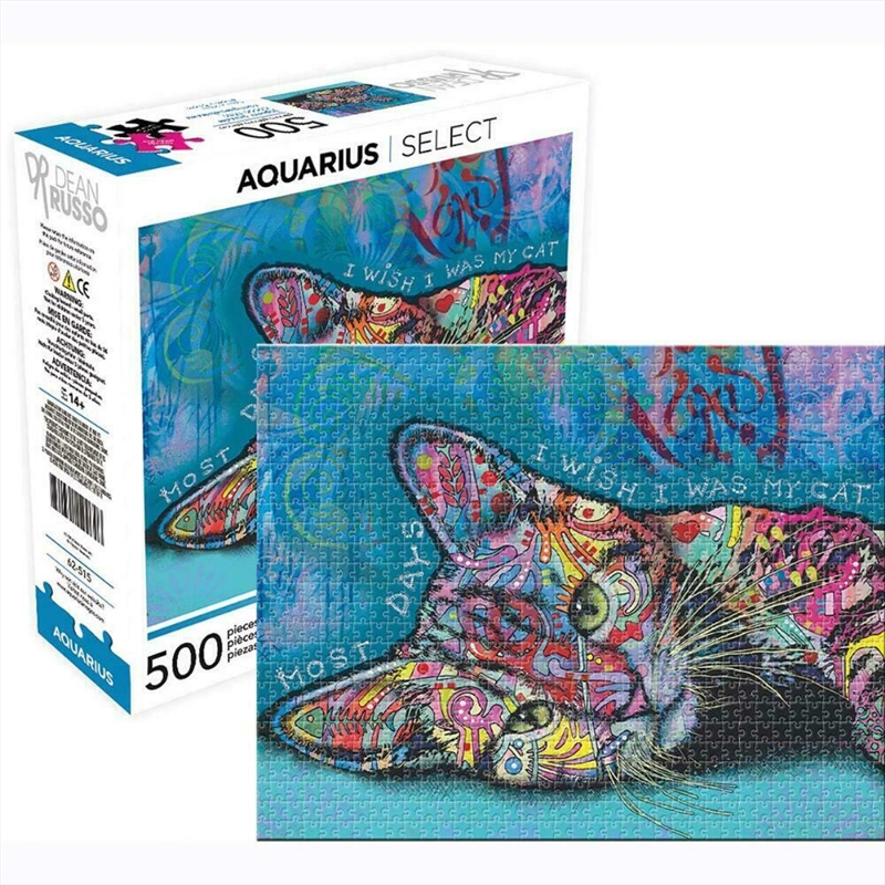 Dean Russo Cat II 500 Piece Jigsaw Puzzle/Product Detail/Art and Icons