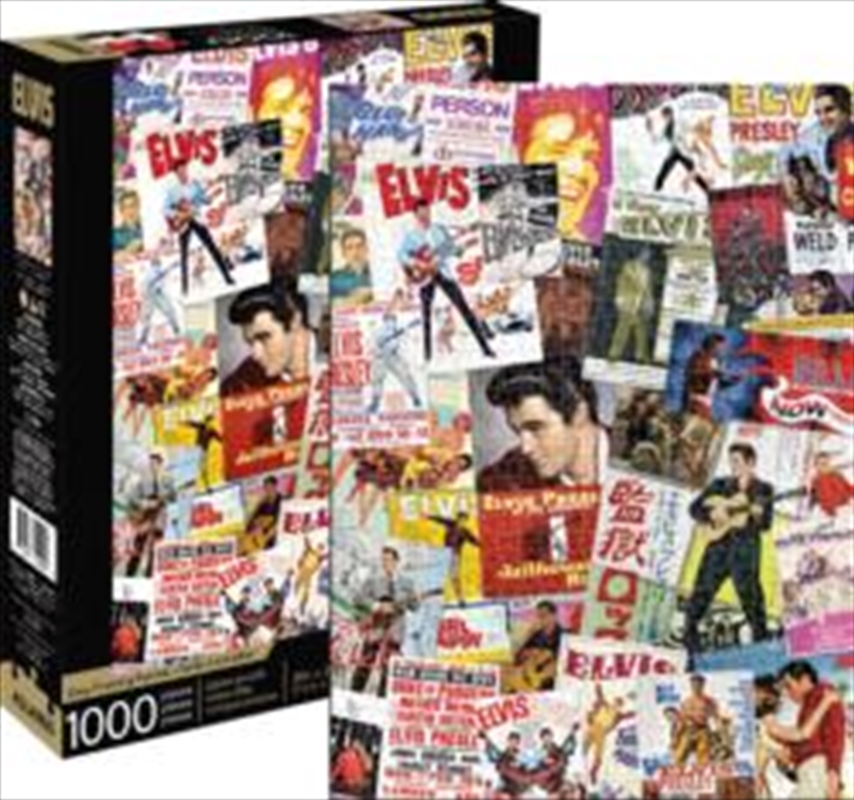 Elvis Movie Poster Collage 1000 Piece Puzzle/Product Detail/Music