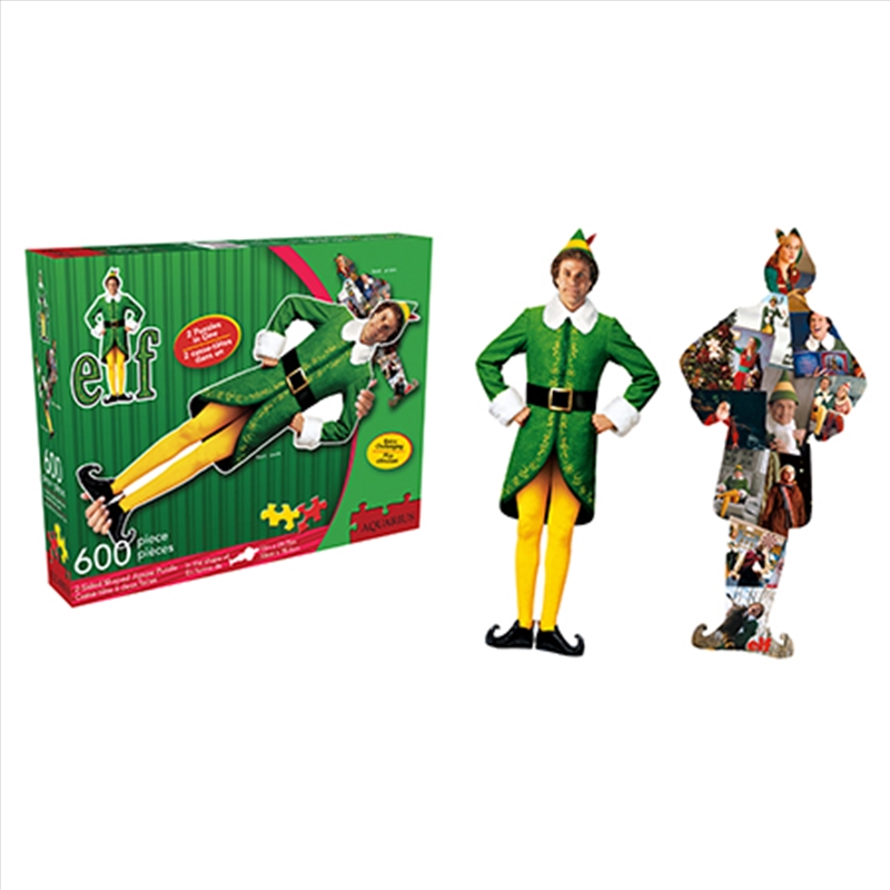 Elf – Buddy & Collage Double Sided 600 Piece Puzzle/Product Detail/Film and TV