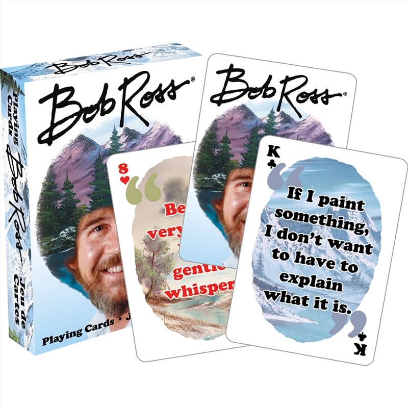 Bob Ross Quotes 2 Playing Card/Product Detail/Card Games