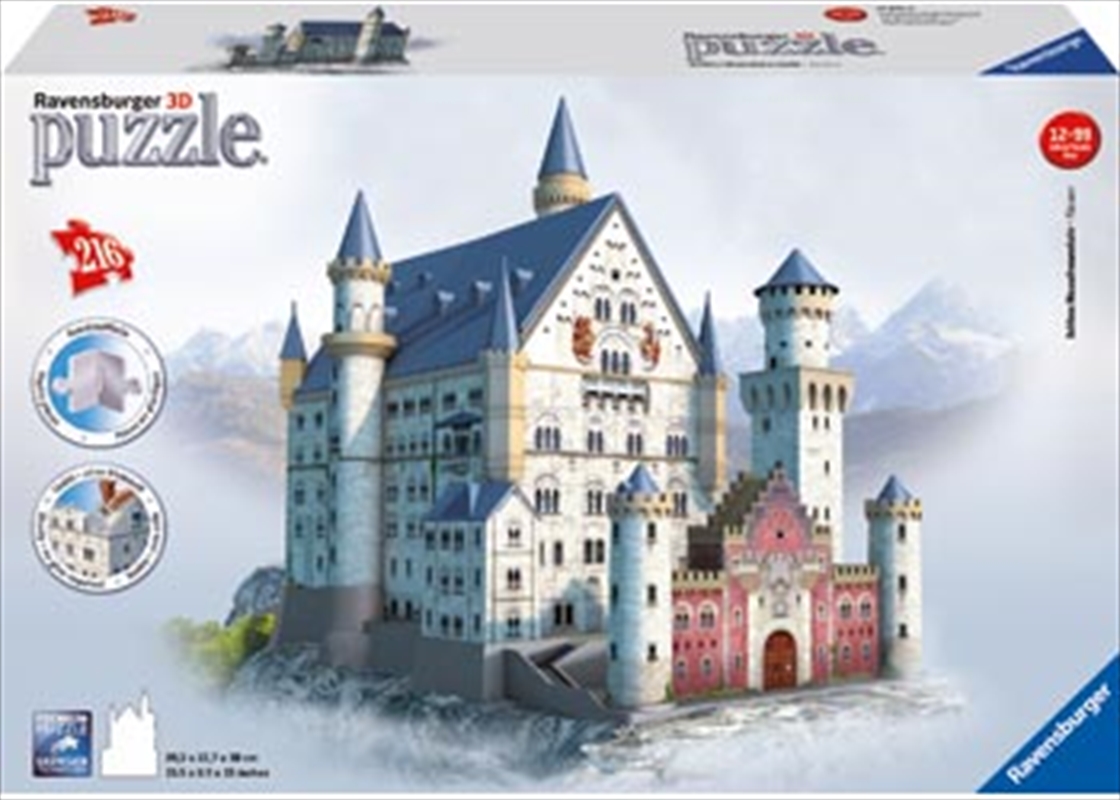 Ravensburger Neuschwanstein Castle 3D Puzzle - 216 Pieces/Product Detail/Destination