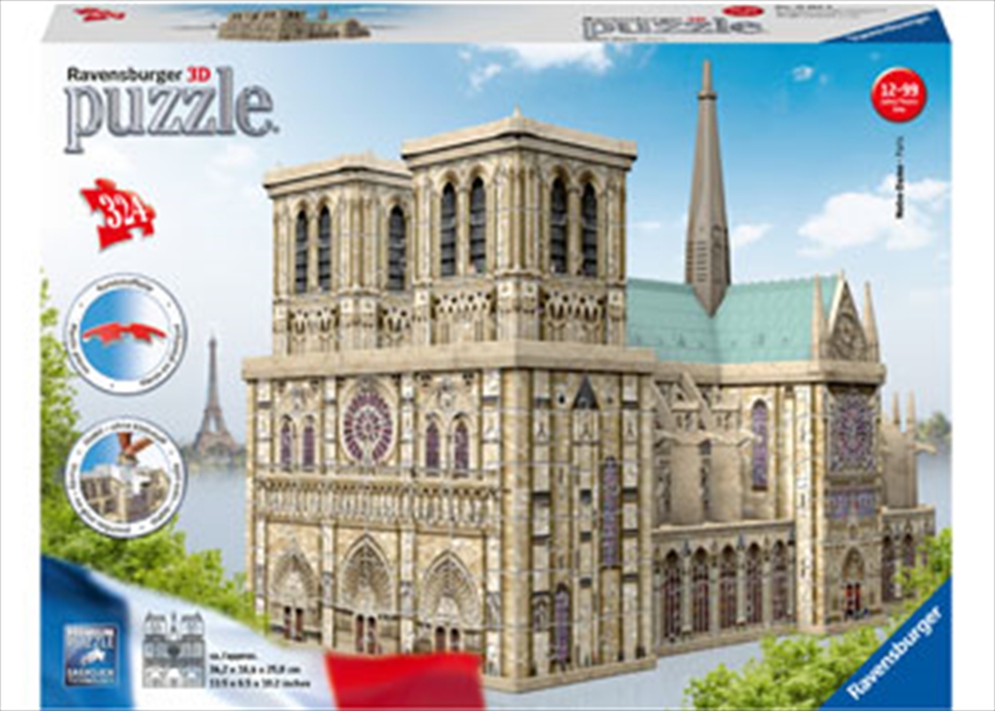 Notre Dame 3D Puzzle 216 Piece | Merchandise