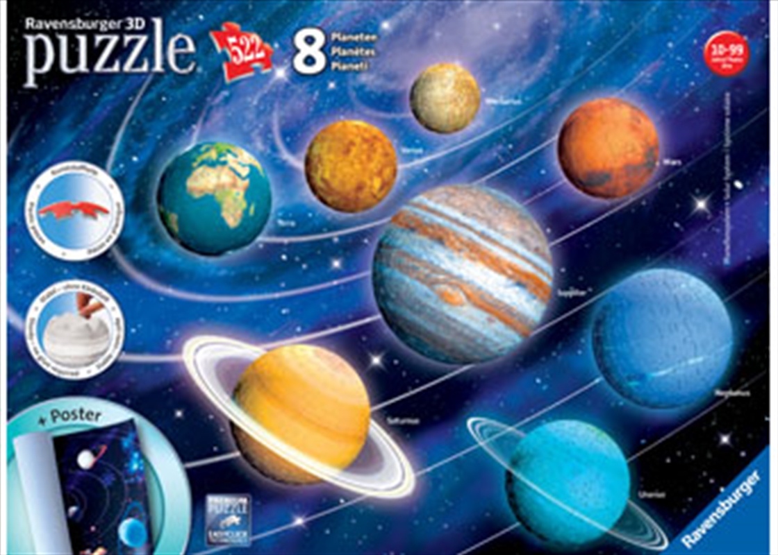 Solar System 8 Planets 3D Puzzle 522 Piece/Product Detail/Jigsaw Puzzles