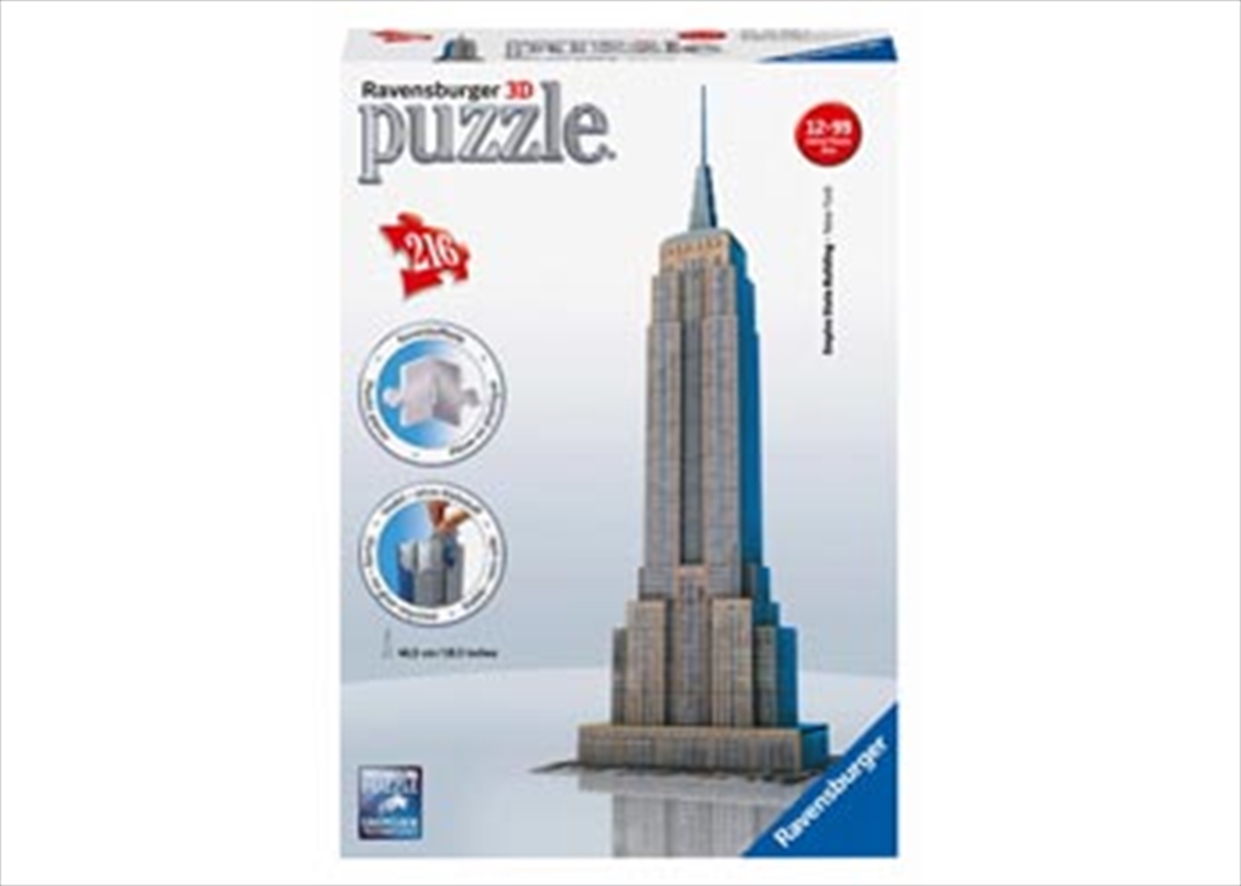 Ravensburger Empire State Building 3D Puzzle - 216 Pieces | Merchandise
