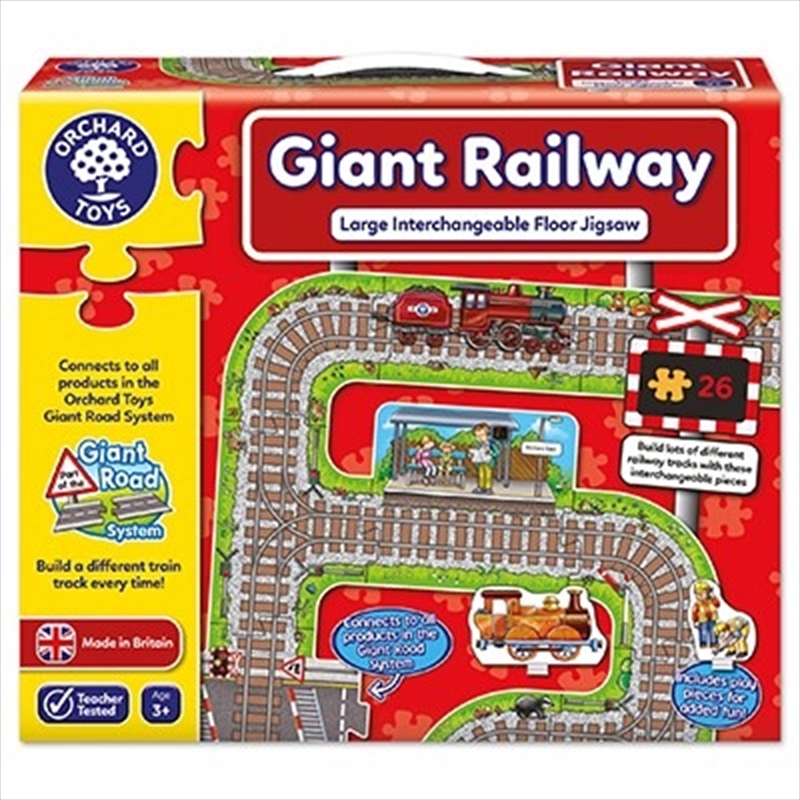 Giant Railway 26 Piece Floor Puzzle/Product Detail/Education and Kids