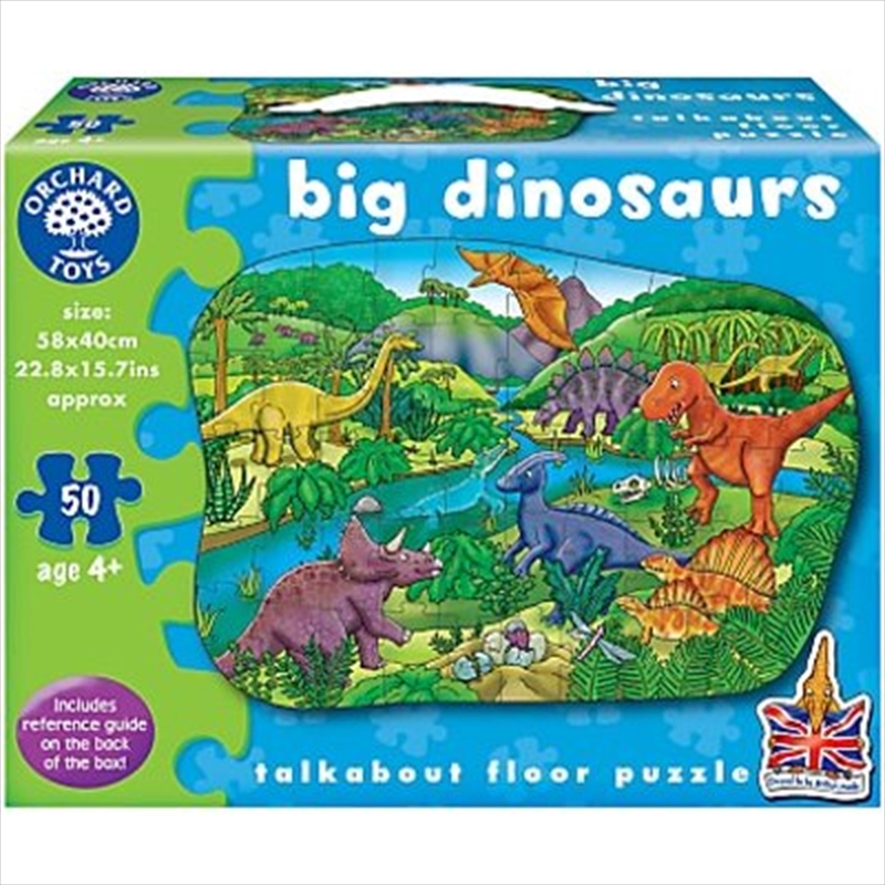 Big Dinosaur Shaped - 50 Piece Puzzle/Product Detail/Education and Kids