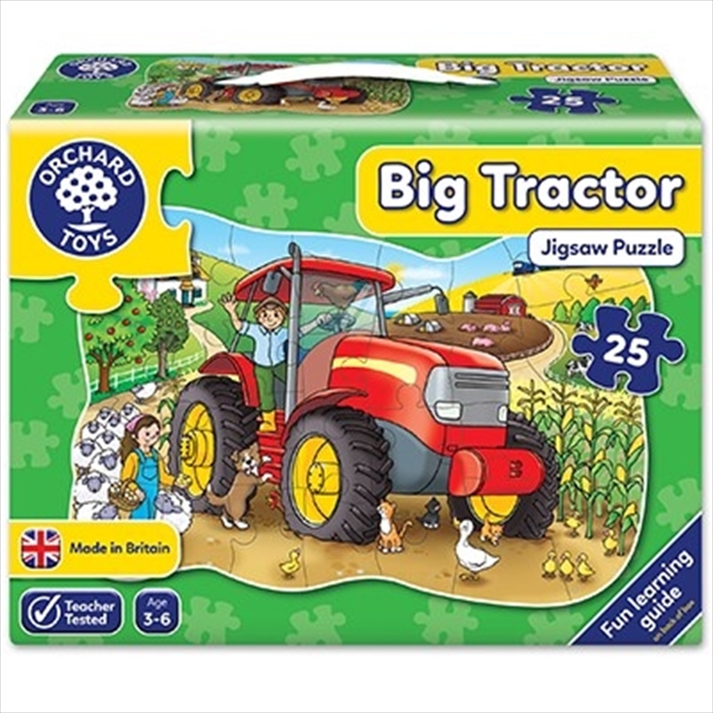 Big Tractor Jigsaw 25pc/Product Detail/Education and Kids