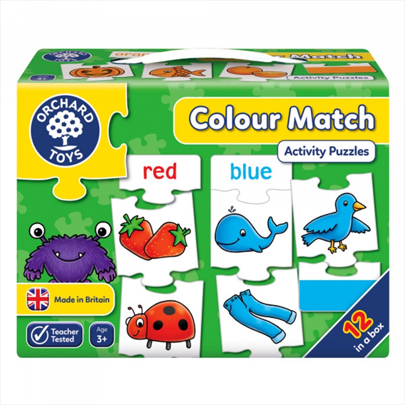 Colour Match 12 Piece Puzzle/Product Detail/Education and Kids