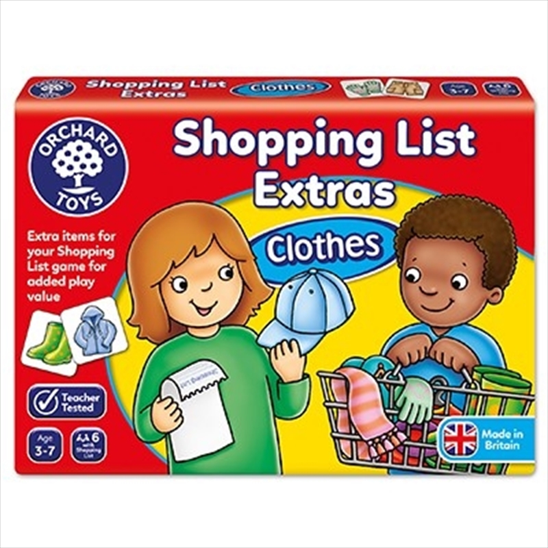 Shopping List Booster Pack Clothes/Product Detail/Board Games