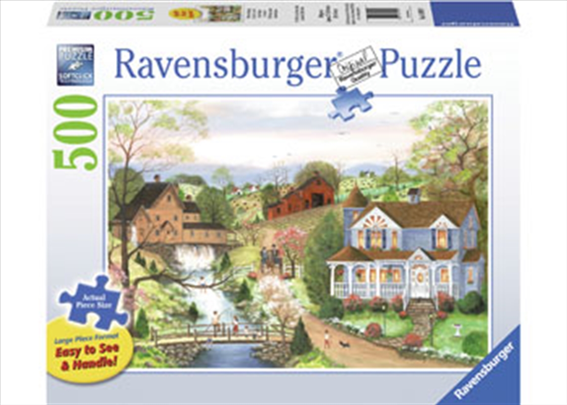 Ravensburger - 500pc Fishing Lesson Large Format Jigsaw/Product Detail/Auto and Sport