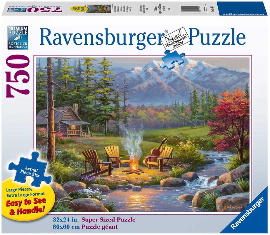 Riverside Livingroom 750 Piece Puzzle (Large Format)/Product Detail/Art and Icons
