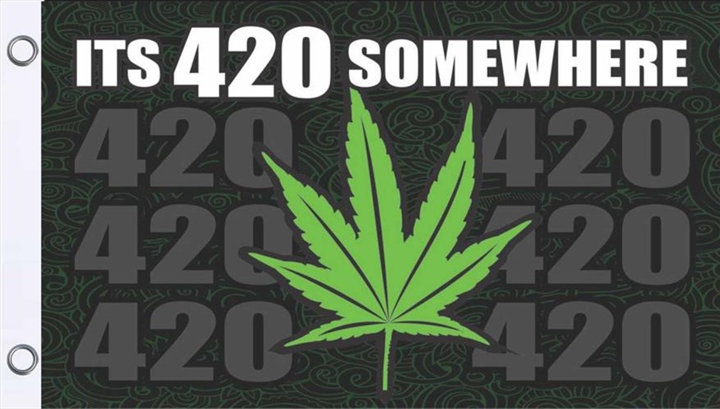 Its 420 Somewhere Flag 3'X5'/Product Detail/Posters & Prints