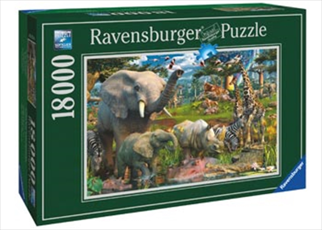 Ravensburger - At the Waterhole Puzzle 18000pc/Product Detail/Destination