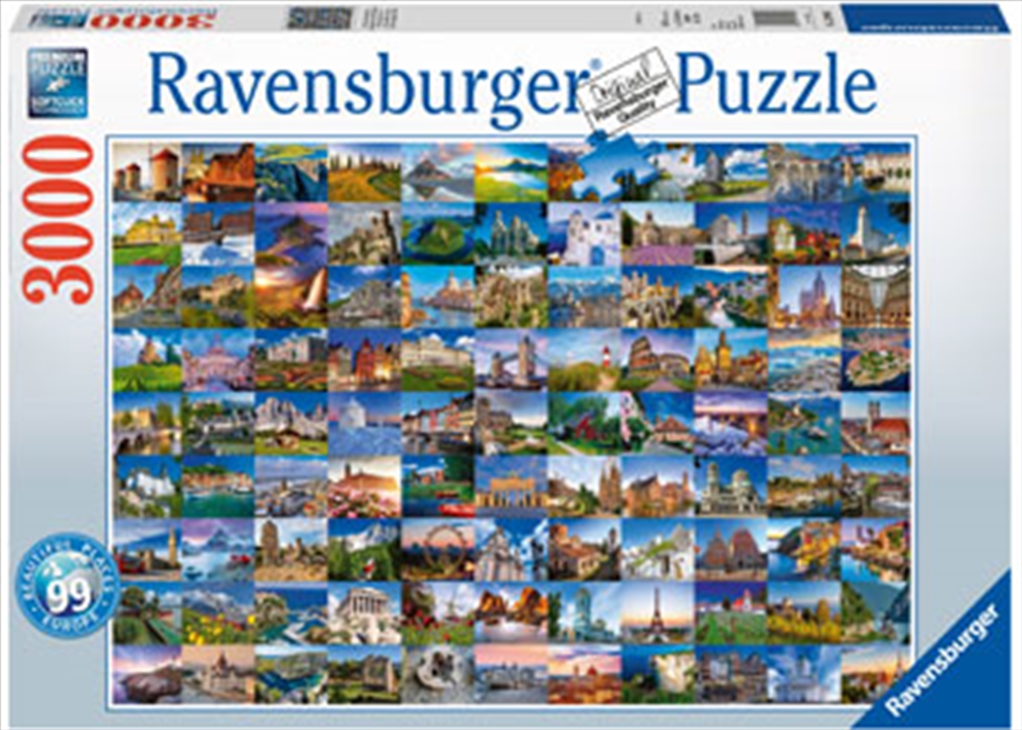 Ravensburger - 99 Beautiful Places of Europe 3000 Piece Puzzle/Product Detail/Destination