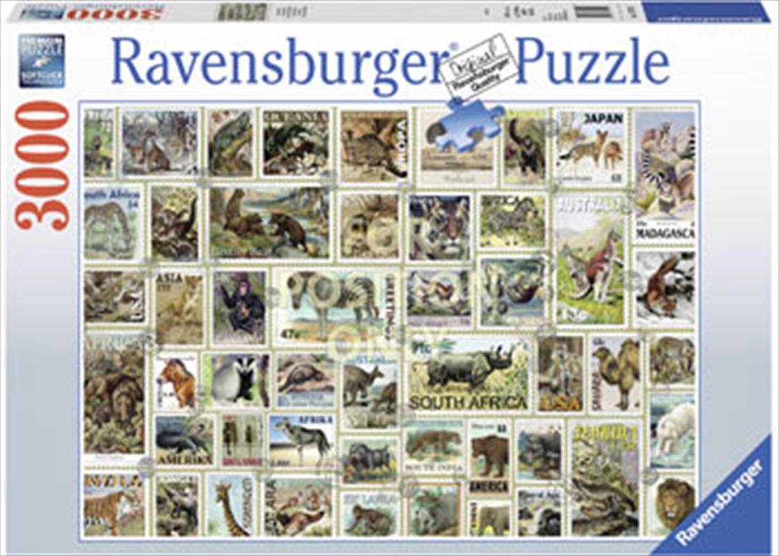 Ravensburger - Animal Stamps Puzzle 3000 Piece/Product Detail/Nature and Animals