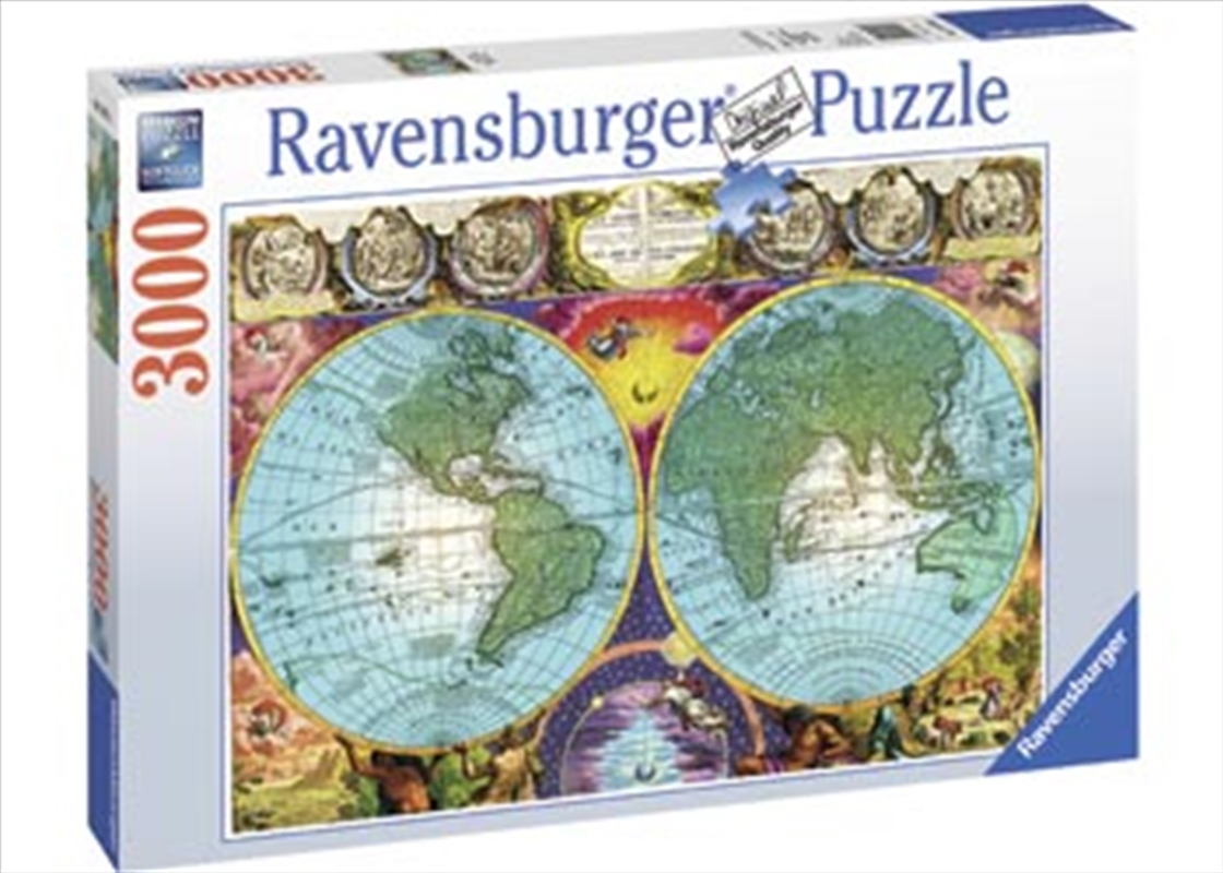Ravensburger - Antique Map Puzzle 3000pc/Product Detail/Art and Icons