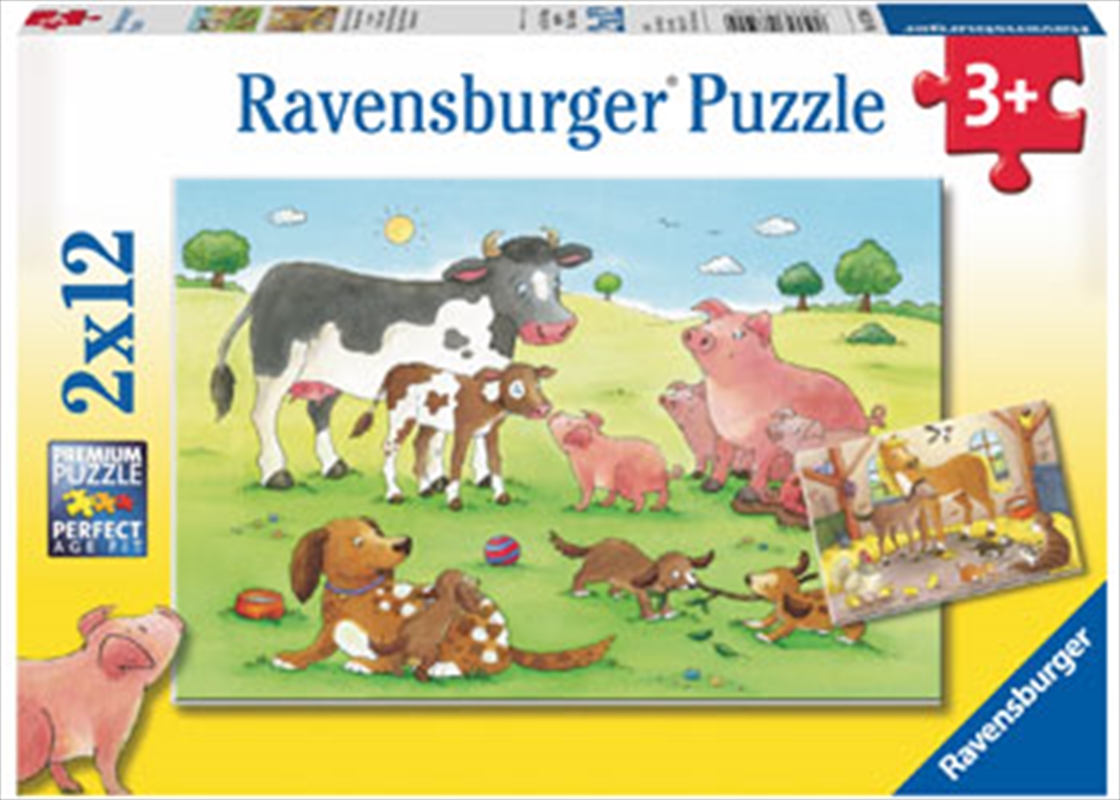 Animals Children 2x12 Piece Puzzle/Product Detail/Education and Kids