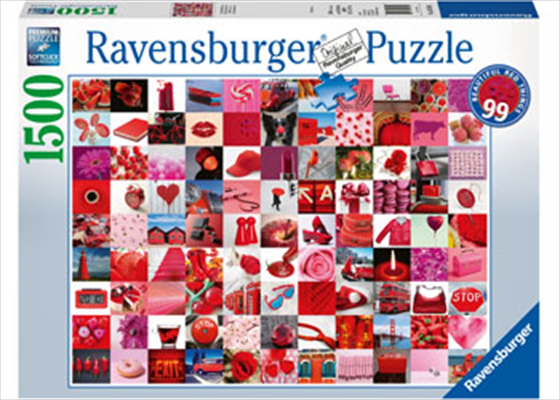 Ravensburger - 99 Beautiful Red Things Puzzle 1500 Piece Puzzle/Product Detail/Art and Icons