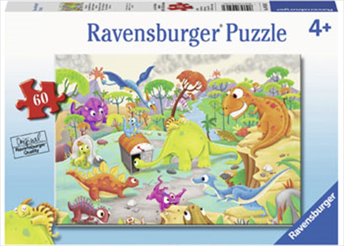 Time Traveling Dinos 60 Piece Puzzle/Product Detail/Education and Kids