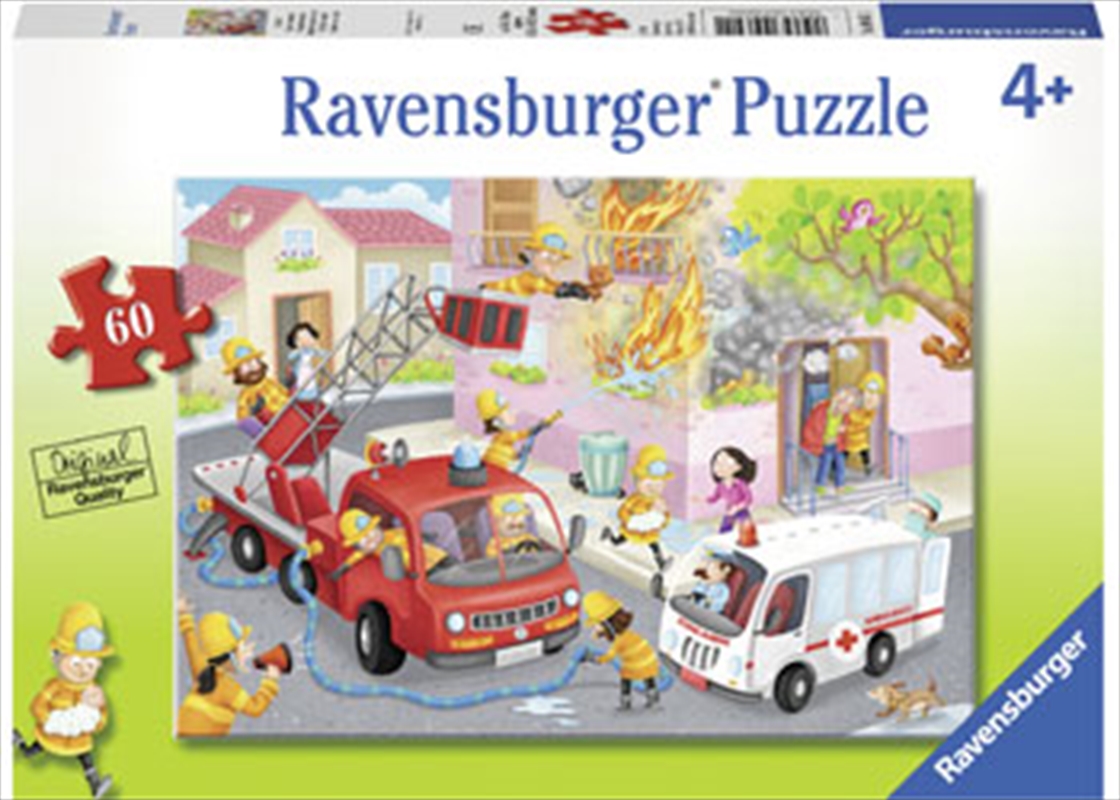 Ravensburger - Firefighter Rescue! Puzzle 60 Piece | Merchandise
