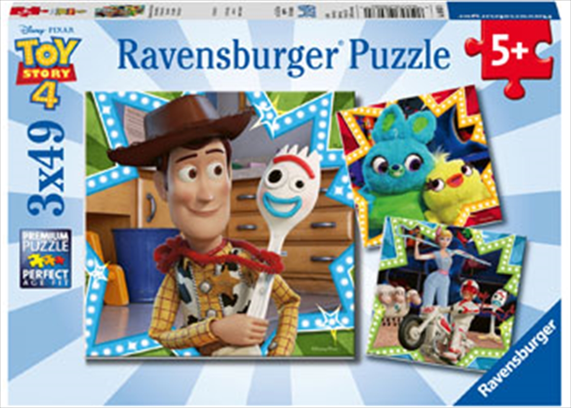 Ravensburger - Disney Toy Story 4 Puzzle 3x49 Piece | Merchandise