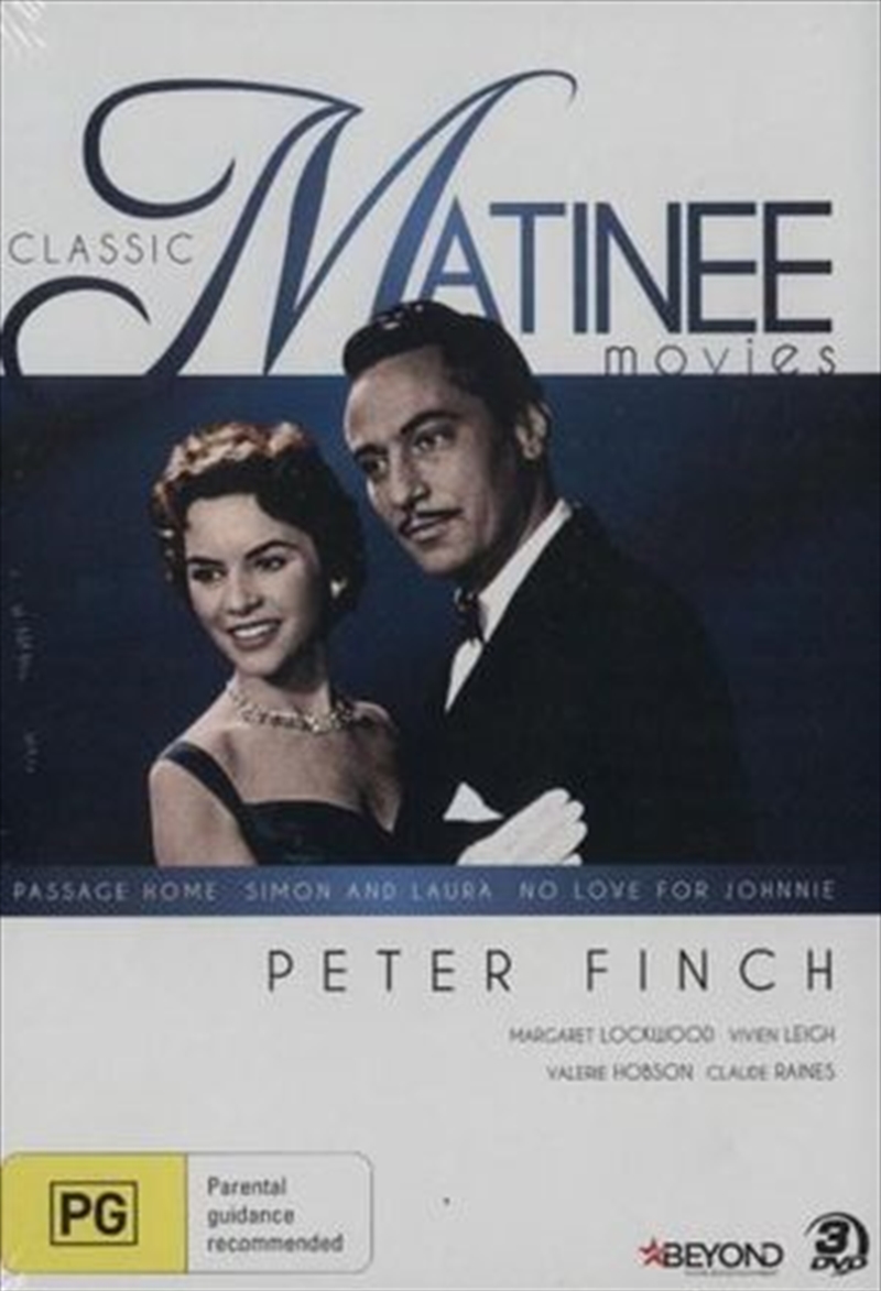 Classic Peter Finch - Passage Home, Simon & Laura and No Love for Johnnie | DVD
