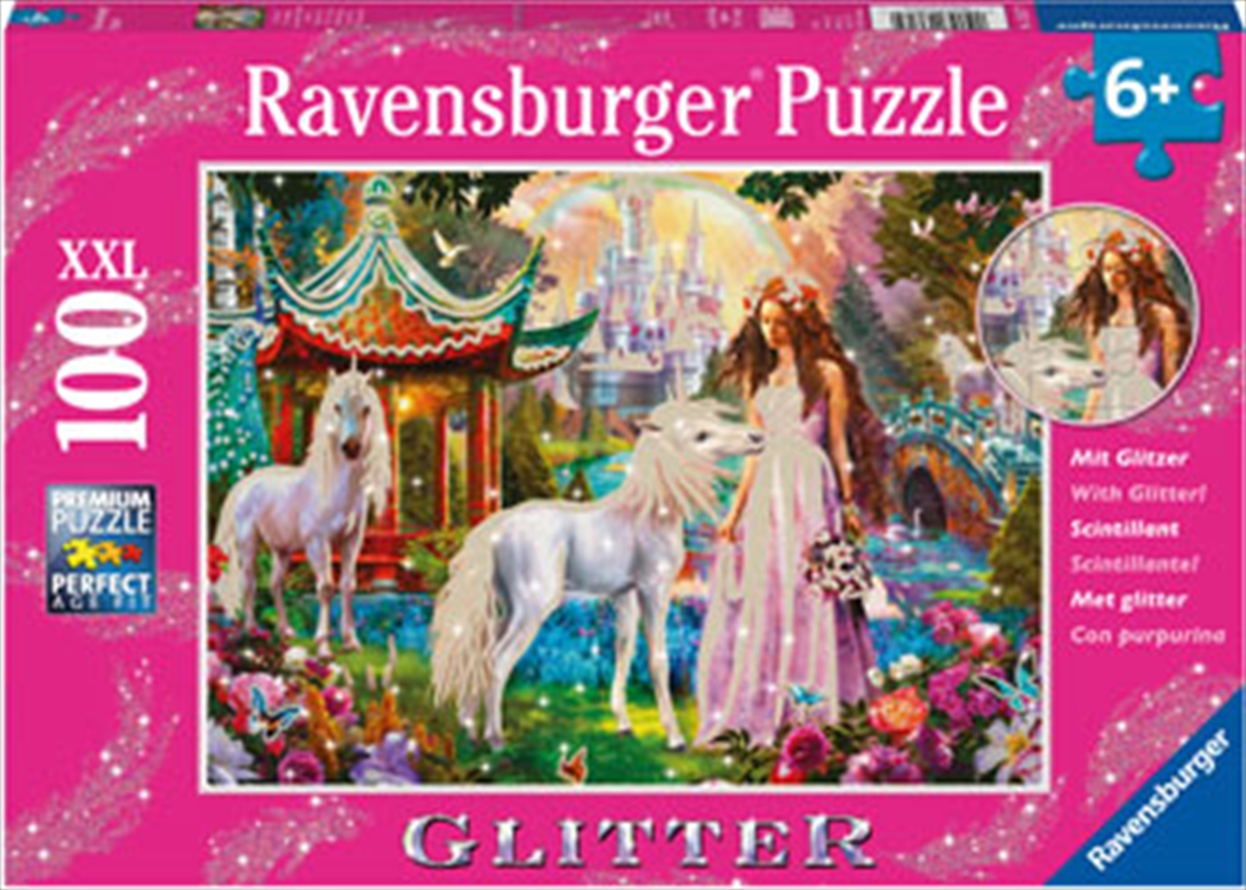 Ravensburger - Princess with Unicorn Puzzle 100 Piece/Product Detail/Nature and Animals