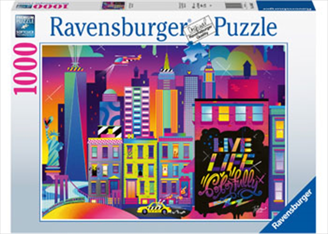Live Life Colorfully, NYC 1000pc/Product Detail/Destination