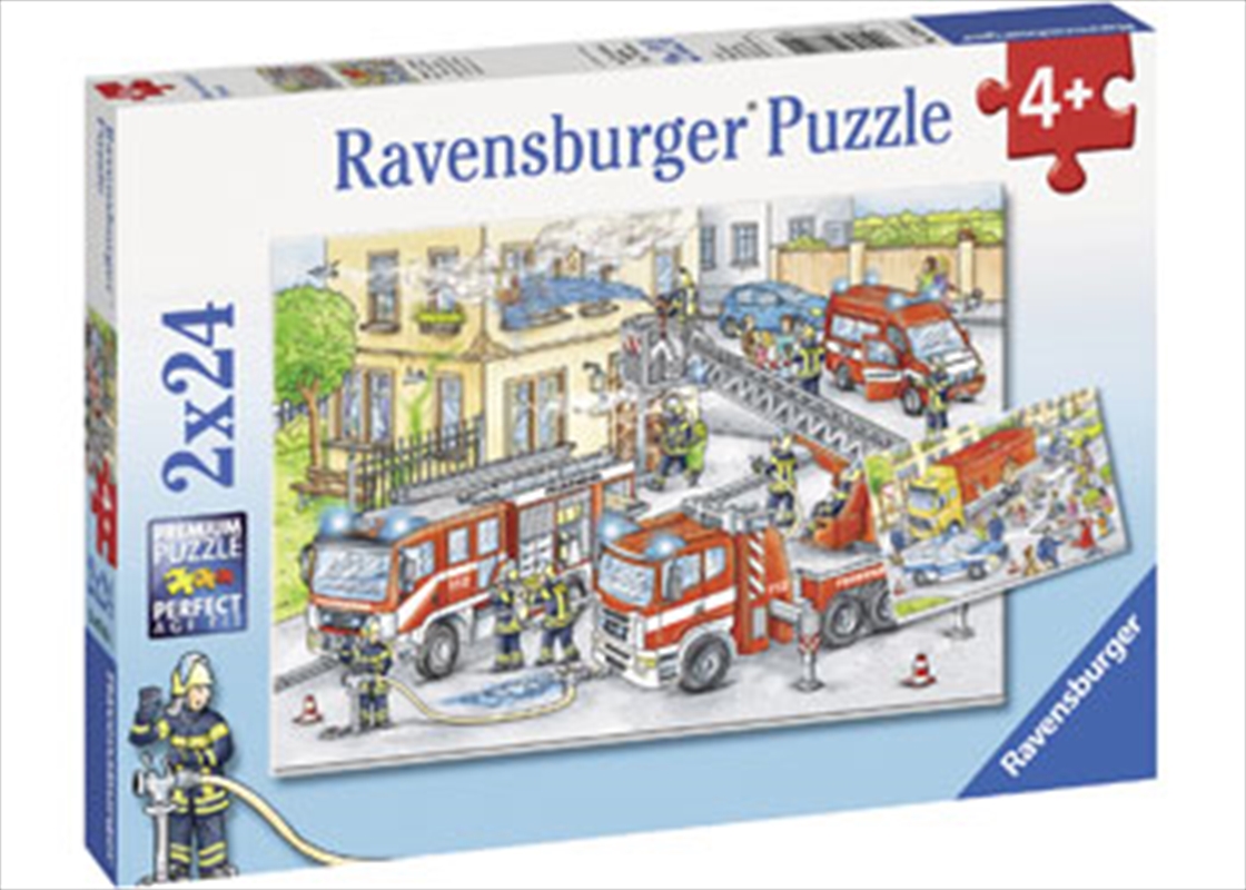 Ravensburger - Heroes in Action Puzzle 2x24 Piece/Product Detail/Education and Kids