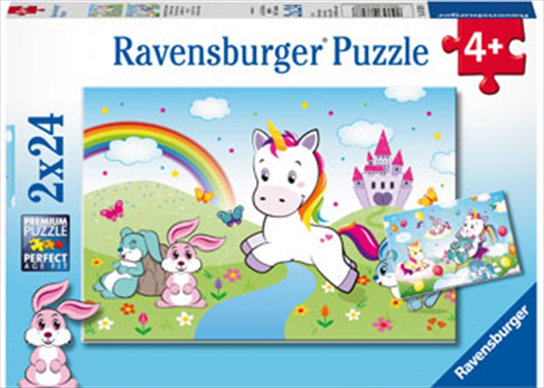 Ravensburger - Fairytale Unicorn Puzzle 2x24 Piece/Product Detail/Education and Kids