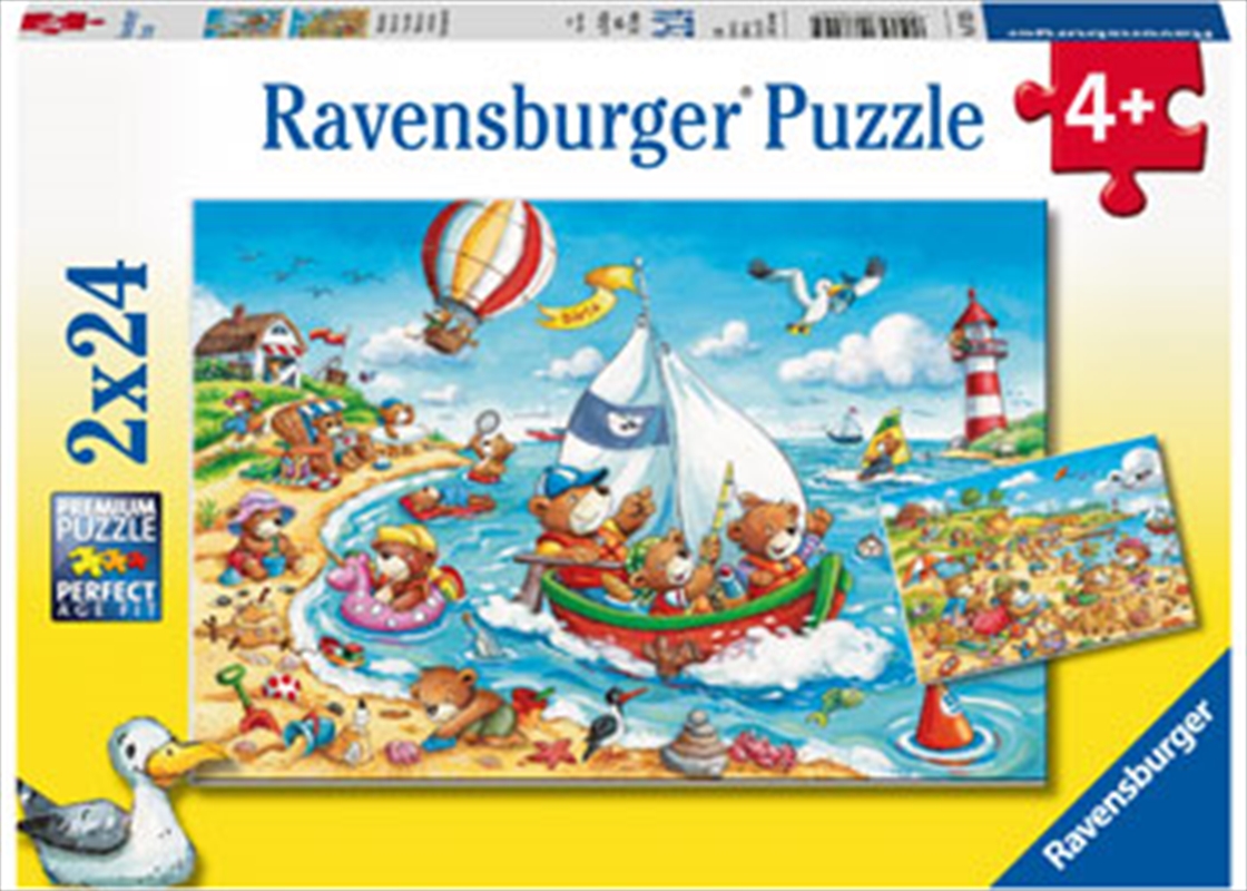 Ravensburger - Seaside Holiday 2x24 Piece Puzzle | Merchandise
