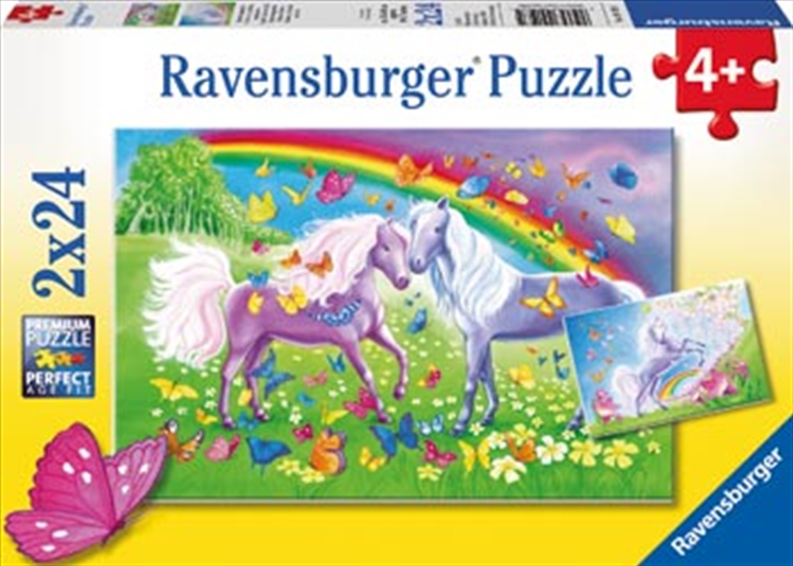 Ravensburger - Rainbow Horses Puzzle 2x24 Piece/Product Detail/Education and Kids